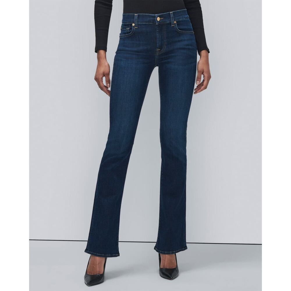 7 For All Mankind Kimmie Bootcut Jeans Rinsed Indigo Size 30 Classic Fit